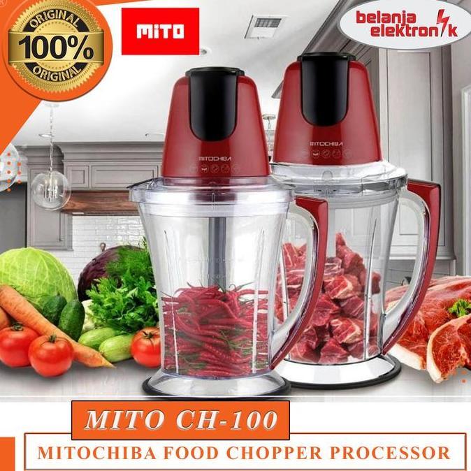 BONUS - MITOCHIBA FOOD CHOPPER CH 100 BLENDER 2 PISAU SERBAGUNA