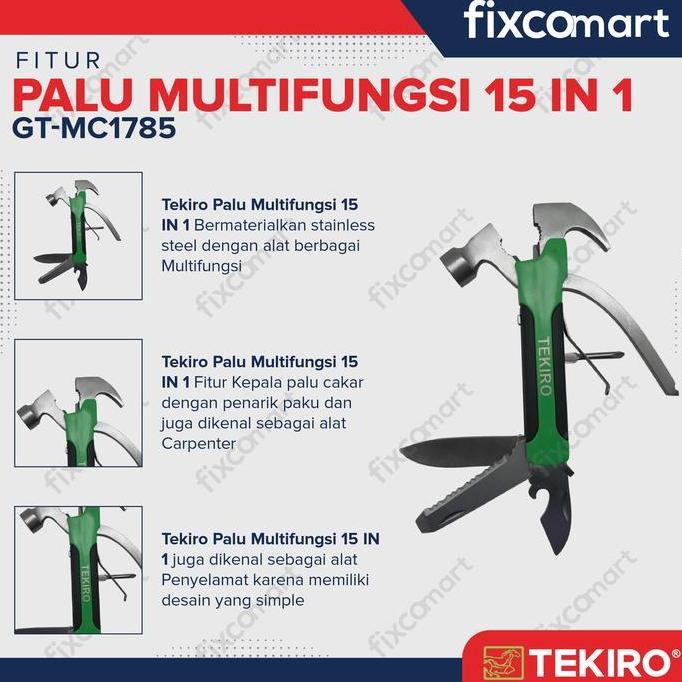 Household - Tekiro Palu Multifungsi 15 In 1