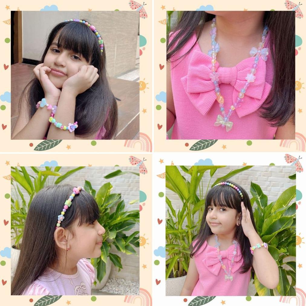 Paket Diy Anak Kidsmile Craft Kit Anak Kids Activity Kit Diy Manik-Manik Set Lengkap Diy Gelang Mani