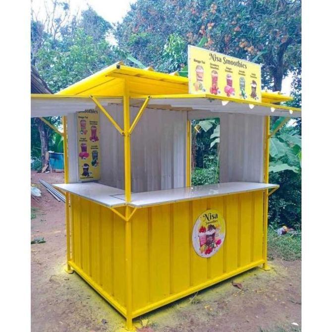 Terlaris Gerobak Booth Container Untuk Jual Es Teh Atau Jajanan