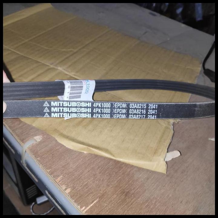 HOT DEAL MITSUBOSHI FAN BELT 4PK1000 EPDM TALI KIPAS FANBELT 4PK 1000