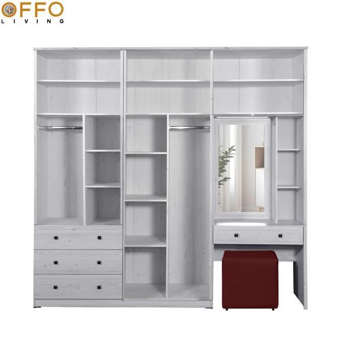 Grosir Offo Living - Lemari Florida Bertingkat Besar - Lemari Meja Rias