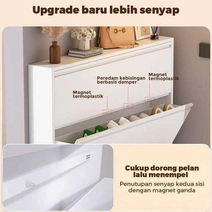 Grosir Nidouillet Rak Sepatu Besi Rak Sepatu Susun Tertutup Rak Sepatu Besi Kuat Teba Rak Sepatu Bes