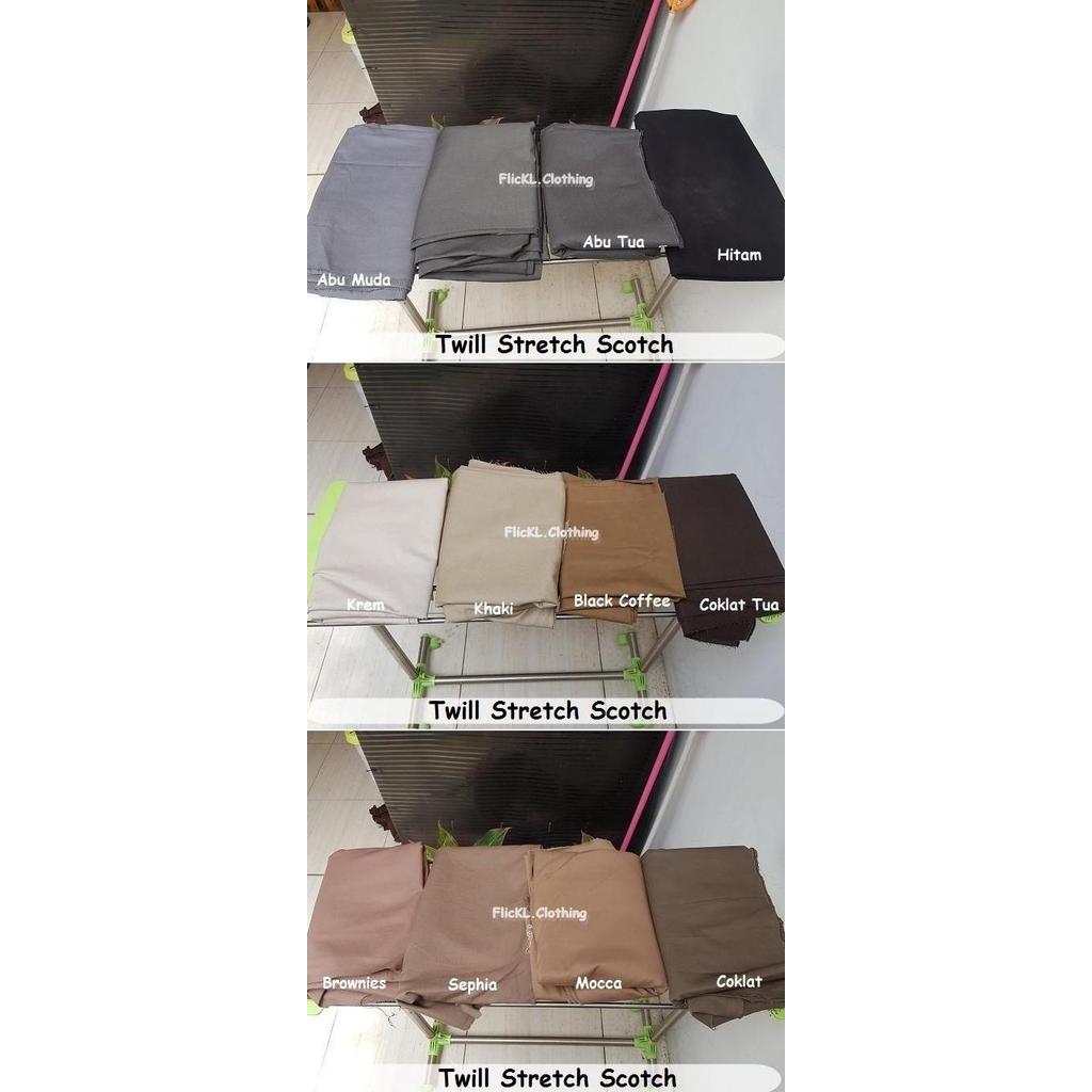 Kain Twill Melar Twill Scotch Kain Chino Melar Twill Stretch Bratatex