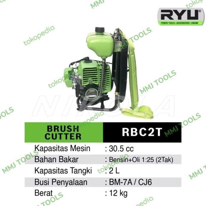 Terlaris Mesin Potong Rumput Ryu 2 Tak Rbc2T - Ryu Mesin Potong Rumput Gendong