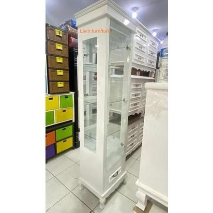 Sale Lemari Pajangan 1 Pintu Kaca