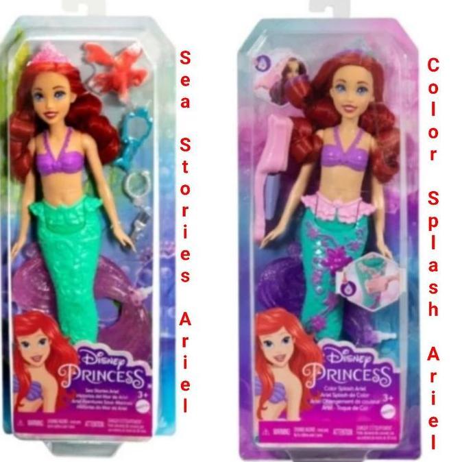 Boneka Barbie Disney Princess Ariel Mermaid with Color Change Hair
