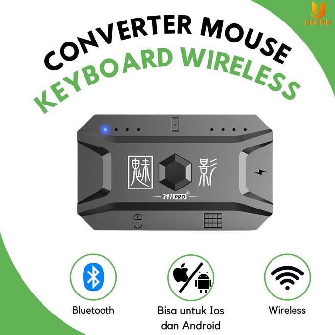 INDO Converter MIPRO Mouse Keyboard Wireless Bluetooth Android HP Tab