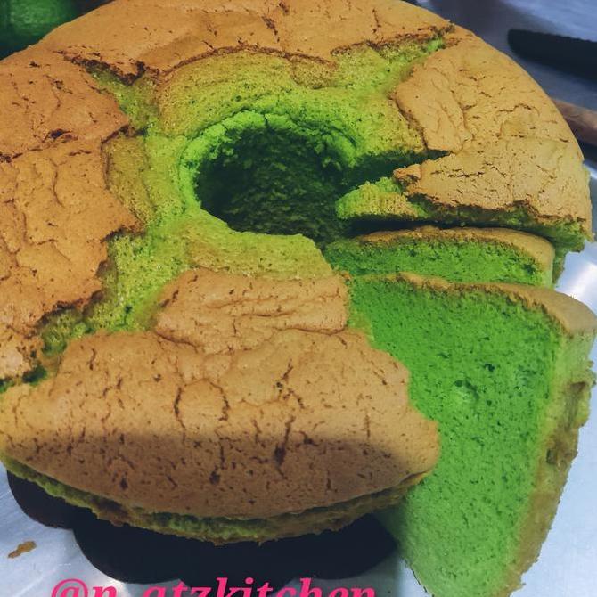 Chiffon cake pandan/bolu chiffon pandan HS