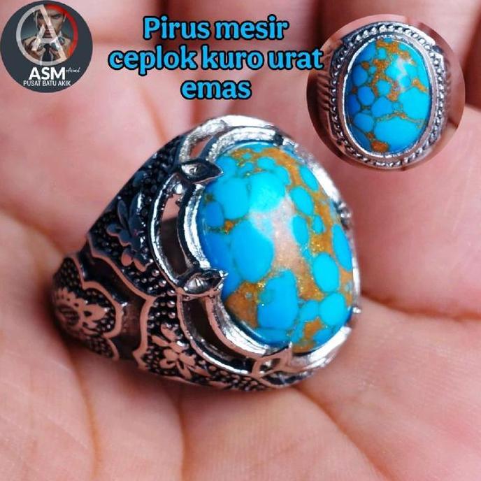 CINCIN BATU AKIK PIRUS MESIR CEPLOK KURO
