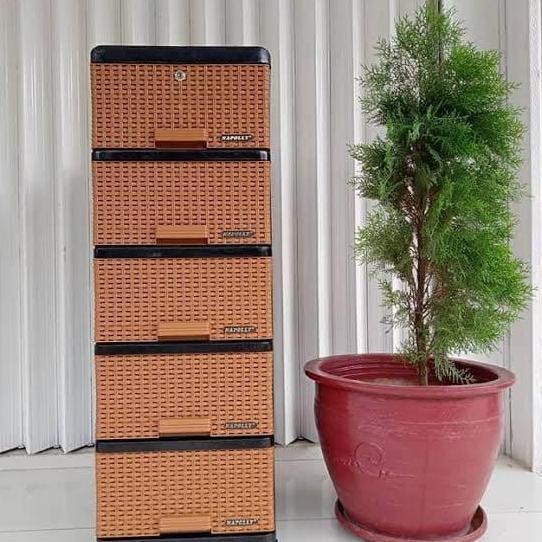 Promo Lemari Plastik Laci 5 Susun Contac Napoly