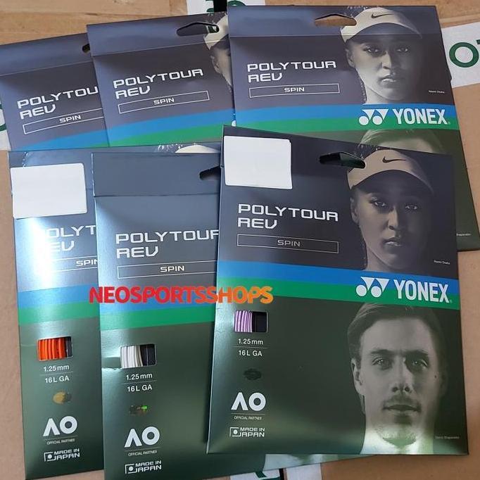 Senar Raket Tenis Yonex Polytour Rev Original