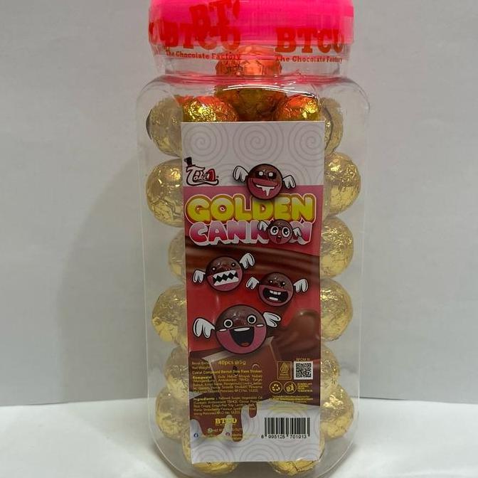 Snack- Coklat Tabelo Golden Balls / Golden Canon Cokelat Toples