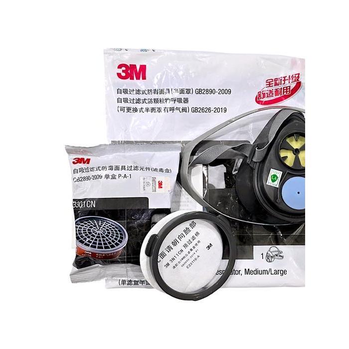 Masker 3M 3200 Respirator + Cartridge 3301CN + Filter 3N11CN