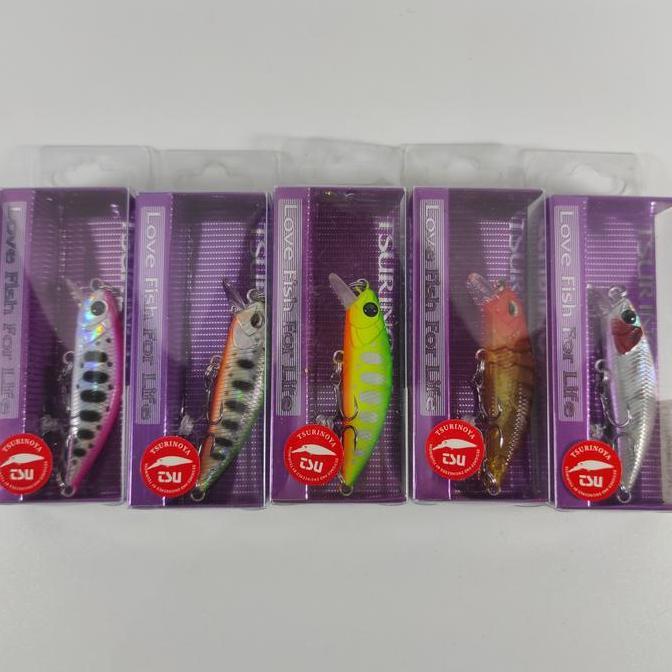 LURE Minnow TSURINOYA DW63 NEW 5gr 5cm Sinking