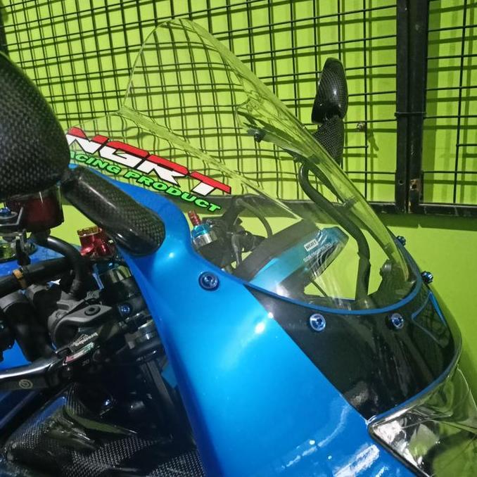 Promo Windshield NGRT Ninja RR Clear &Smoke / Visor NGRT Ninja RR Old Diskon