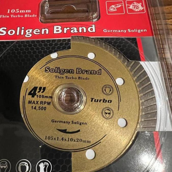 Soon- Diamond Wheel Dw Mata Pisau Potong Granit Turbo Soligen