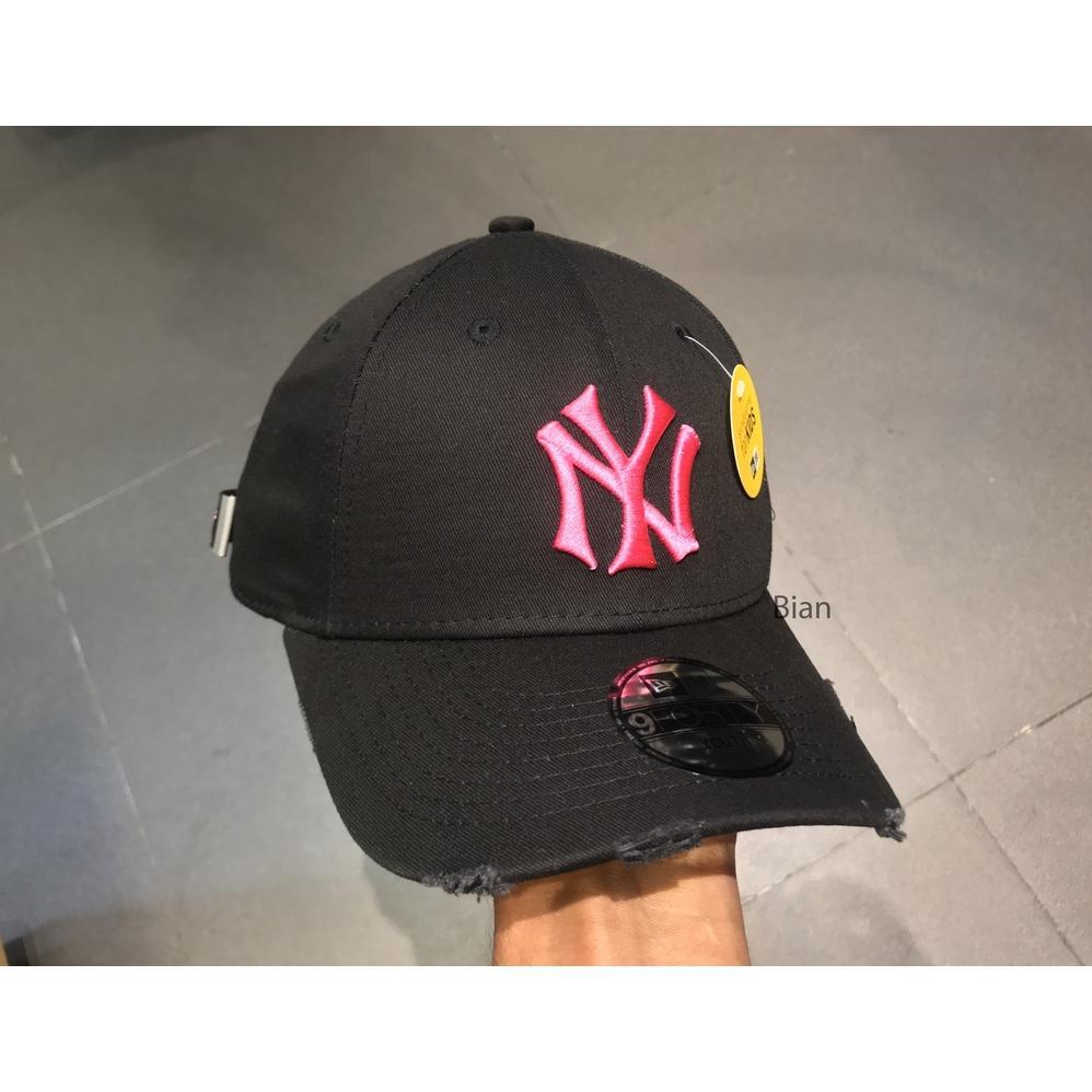 Topi Anak New Era Kids 9Forty New York Yankees Damaged Black/Pink Cap 100% Original Resmi
