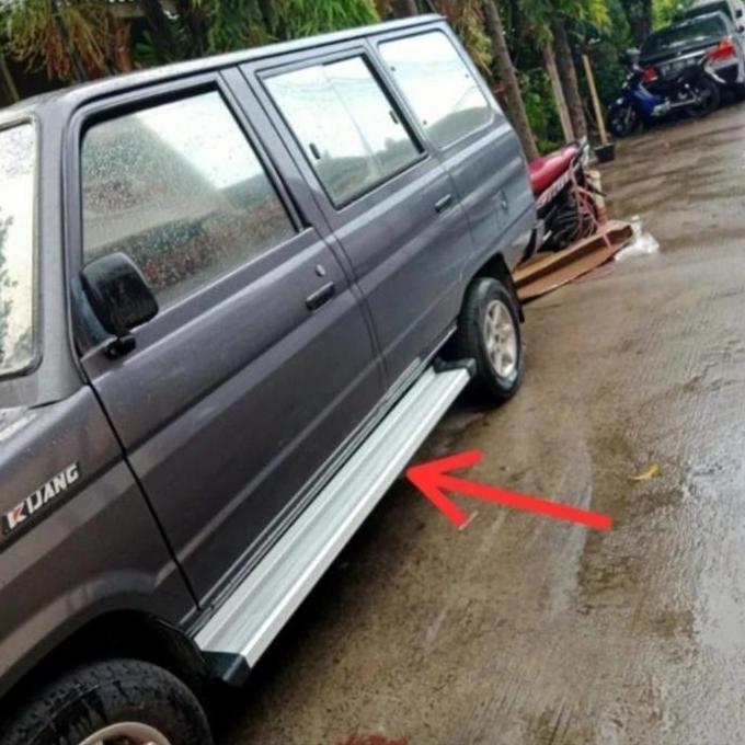 Foot Step Injakan Samping Mobil Kijang Rover Plus Bracket Baru