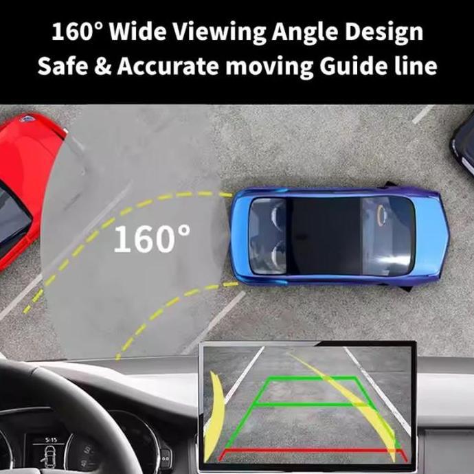 CAMERA MUNDUR AHD 1080 MOVING KAMERA PARKIR MOBIL FRONT REAR SENSOR REAR VIEW REVERSE BACKUP CAMERA 