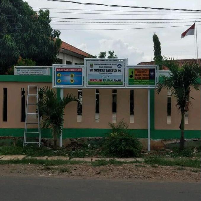 ready Plang Nama Sekolah Jumbo Isi 3