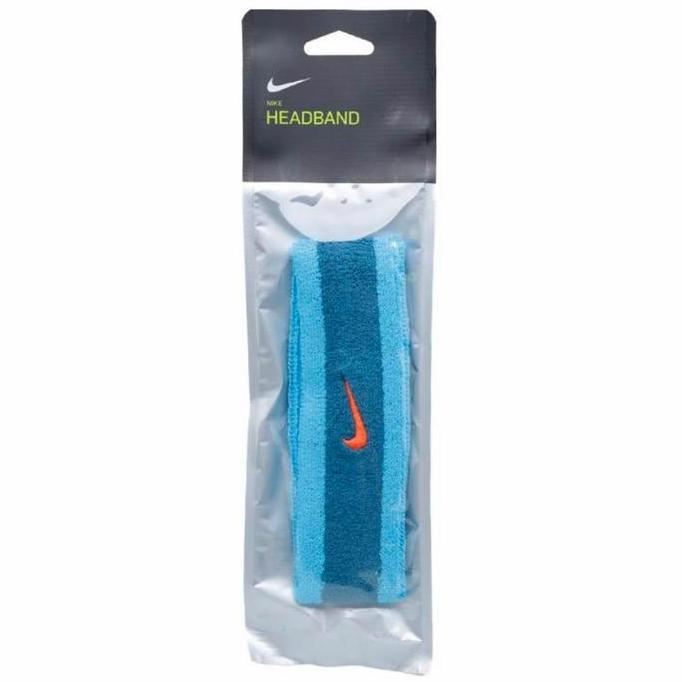 Headband Nike Original 360 Sportswear Swoosh Headband - Blue Terlaris