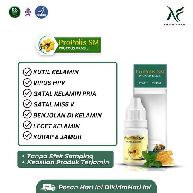 HARGA PABRIK - Propolis SM Untuk Kutil Kelamin Virus HPV Gatal Kelamin Pria Gatal Miss V Benjolan di