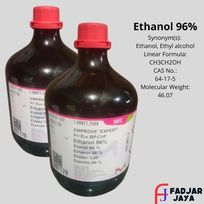 FLASH SALE - 1.00971 merck Etanol 96% Ethanol 96% proanalis repack 100ml