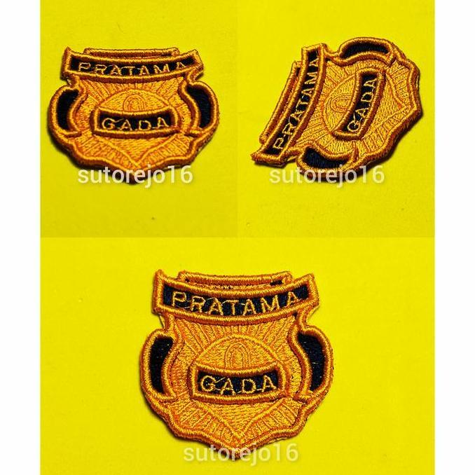 Atribut Seragam Pdl Emblem Logo Satpam Bordir Timbul