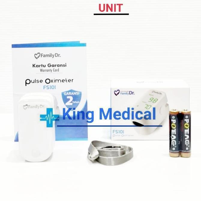 PROMO TERBATAS - Pulse Oximeter/Saturisasi FamilyDr FS101 Product by Indecore/Omron