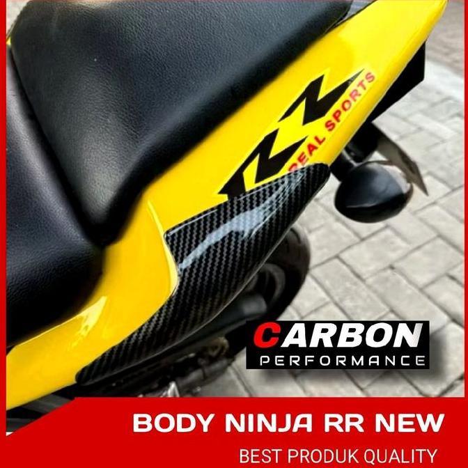 Cover Body Belakang Ninja Rr New Carbon 1 Set / Cover Box Belakang Carbon Ninja Rr New Variasi Ninja