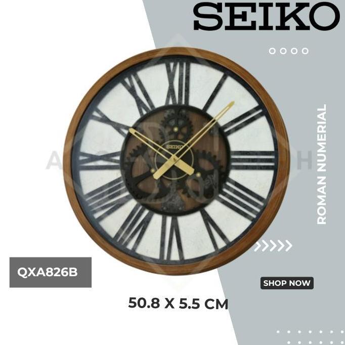 Terlaris Jam Dinding Seiko Qxa826B Qxa826 Japan Original 50 Cm