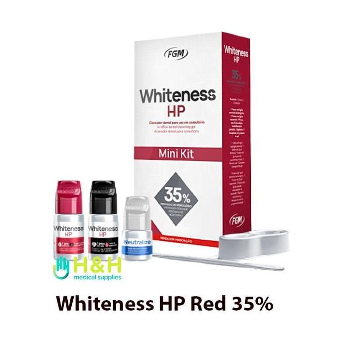 Whiteness HP RED 35% FGM / Bahan Bleaching Gigi / Pemutih Gigi