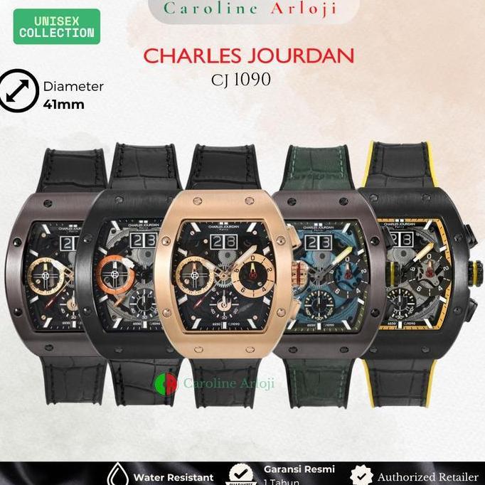 Terlaris Jam Tangan Pria Wanita Charles Jourdan Cj1090 / Cj 1090 Original Garansi Resmi