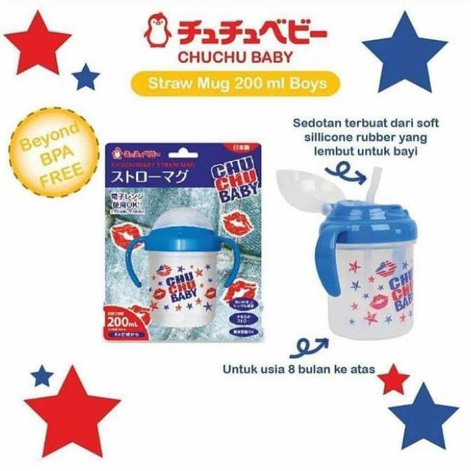 URCHILEST Chuchu baby straw mug botol minum anak
