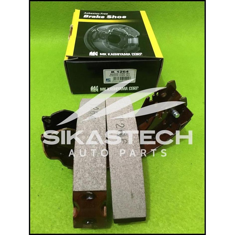 DISKON MK KASHIYAMA 44060-EN026 SET REAR BRAKE SHOE KIT / KAMPAS REM TROMOL SEPATU RODA BELAKANG SEE