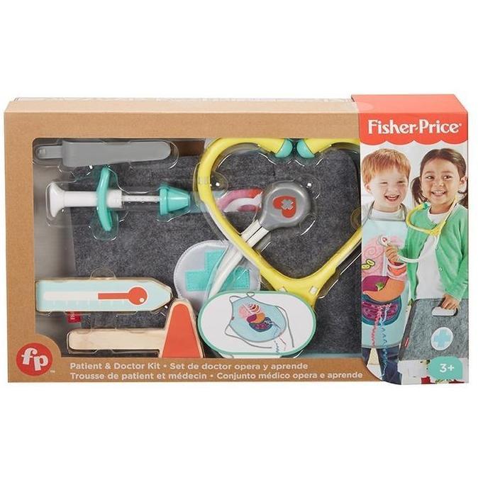 URCHILEST Fisher Price Doctor Apron mainan dokter