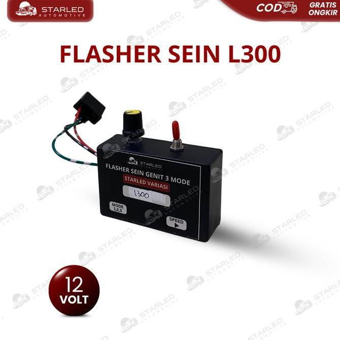 NOICHERS Flasher Sein Genit 3 Mode L300 12V Flasher Sen Sudah Plus Socket PNP TInggal Pasang