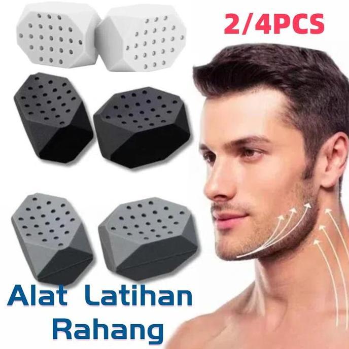 NALPABHI 2/4PCS Jawline Muscle Exercise / Pelatih Rahang Pelangsing/ Alat Latihan Rahang/ Alat Latih