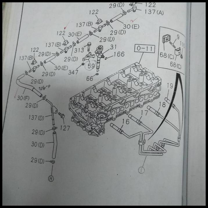 DISKON ORING NOKZEL NOSEL INJECTOR INJEKTOR MATA AYAM ISUZU DMAX ORI 