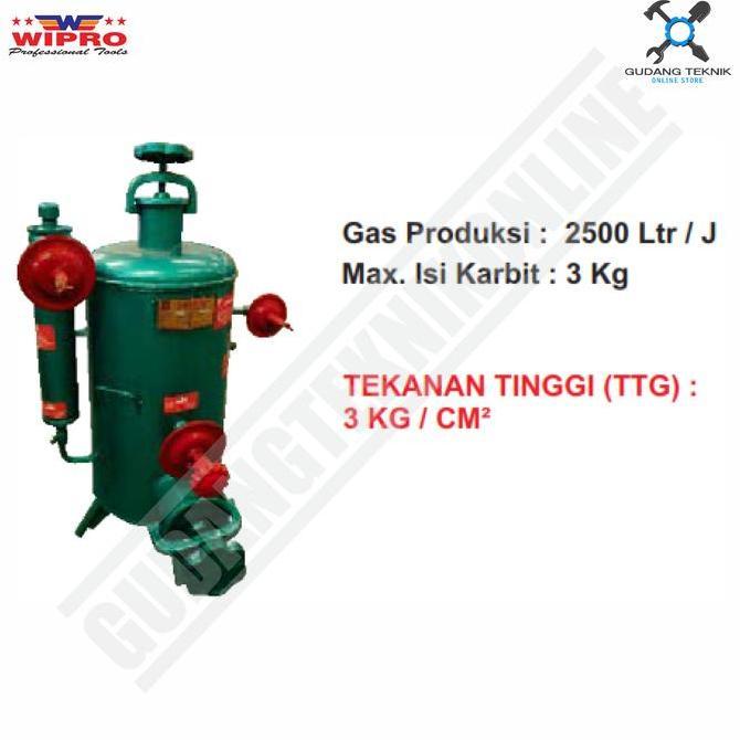GUNMED Tangki Las Karbit 3KG Tekanan Tinggi WIPRO/Tabung Las Karbit 2500 Lt/J