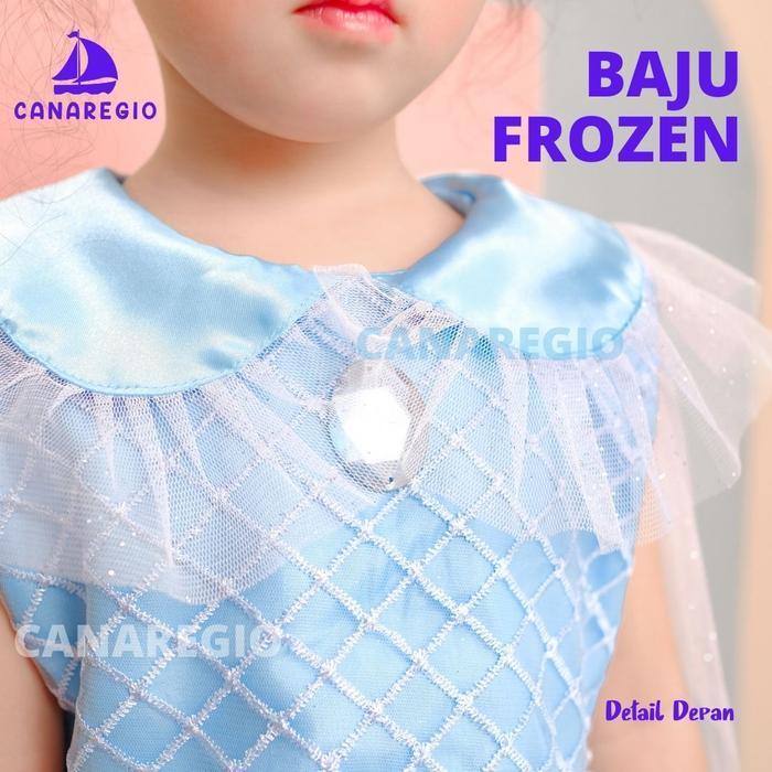 Bisa Cod - Baju Frozen Gaun Pesta Anak Frozen Baju Pesta Ulang Tahun Cosplay Frozen Anak
