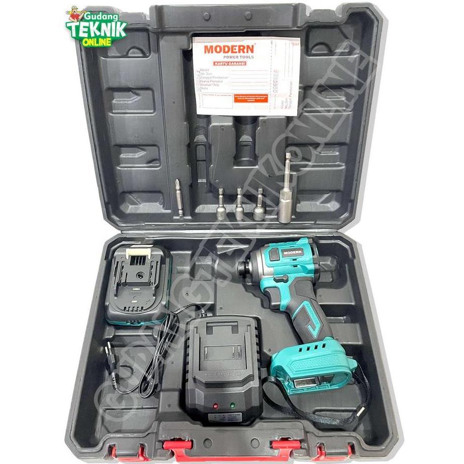 RXT Impact Driver CORDLESS MODERN M-35 20V 230Nm Brushless / Mesin Bor Impact Impek Pembuka Buka Bau