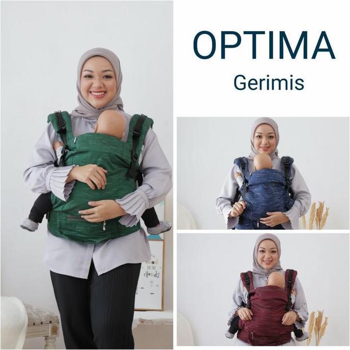Optima V2 Gerimis Nana Baby Carrier Gendongan Bayi Ssc M Shape