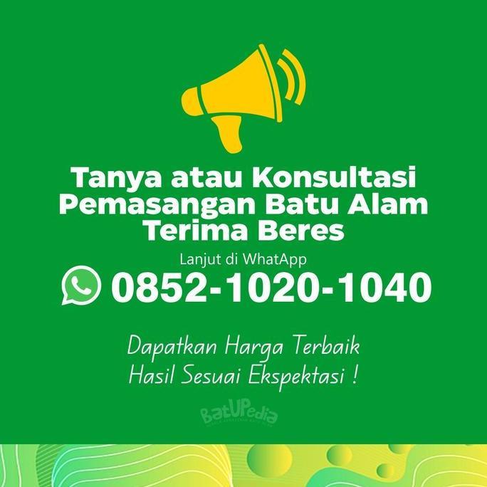 Batu Alam Dinding Andesit Susun Sirih Cocok Untuk Pilar& Dinding Rumah LA