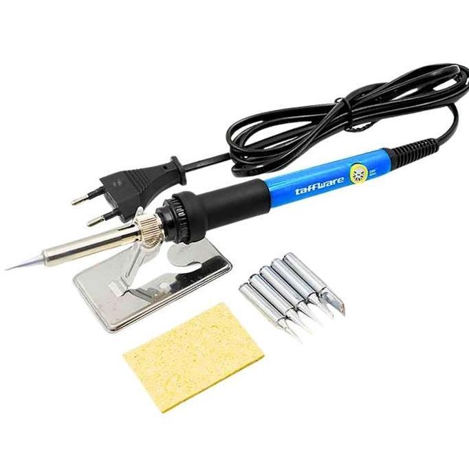 Saldatura- Paket Lengkap Solder Listrik 60 Watt Adjustable Temperature Fast Heating Solder  Teknisi 
