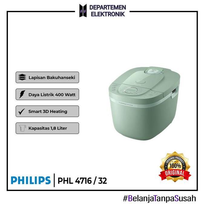 Philips Rice Cooker Digital Hd 4716/32 Series 3000