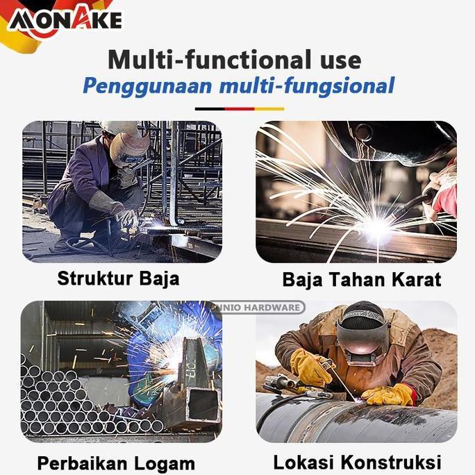 Saldatura- Monake Mesin Las Inverter Welding Mesin Las Listrik 450 Watt Mma 120A Igbt 450 Watt Mini 