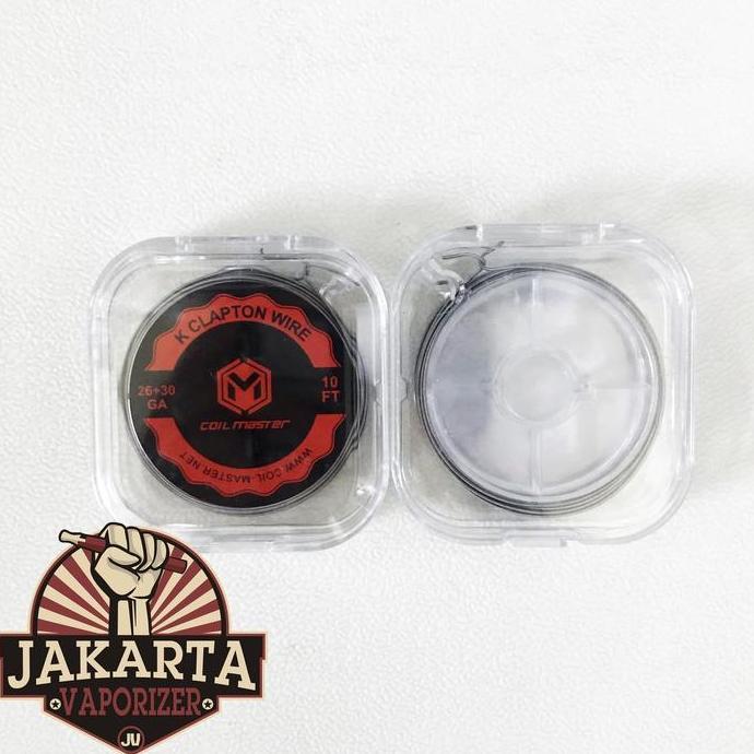 Antimateri- Coil Master Wire Clapton 26+30Ga 10 Feet [3.1 Meter] Coil Kawat Vape