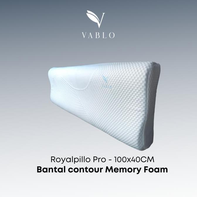 HARGA GROSIR - Vablo Royalpillo Xtra Long Pillow - memory foam - contour pillow